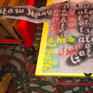 Custom, hand-made Street wear, Hip hop themed gender neutral long-sleeve